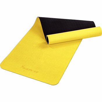 Mata do ćwiczeń MOVIT Yoga, 190 x 60 cm, żółta - Movit