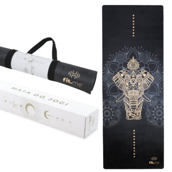 Mata Do Jogi Ćwiczeń Zamszowa Miękka 4 mm Fit.me - fit.me