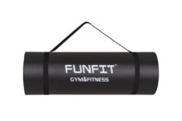 Mata do jogi gruba czarna 183 x 61 x 1,5 cm FUNFIT FUNFIT