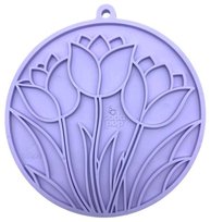 Mata do lizania dla psa SodaPup. Tulip Design Licht Paars