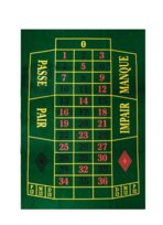 Mata do Ruletki z Filcu – Zielona, 130x90 cm