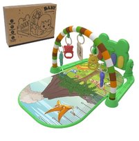 Mata edukacyjna z pianinkiem dla niemowląt DInozaury