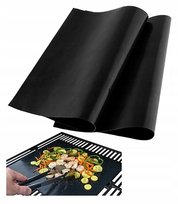 MATA FOLIA TEFLONOWA DO PIECZENIA GRILL WIELORAZOWA CZARNY 40x33cm 2szt