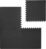 Mata gimnastyczna puzzle składane treningowe piankowe antypoślizgowe 1,5m2