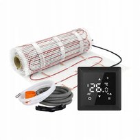 Mata grzewcza grzejna pod płytki 2m² 170W/m² Wi-Fi zestaw czarny regulator Warmtec DS2-20/WRT31W-CZ
