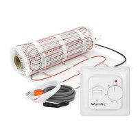 Mata grzewcza grzejna pod płytki 4m² 170W/m² zestaw regulator biały Warmtec DS2-40/T73