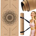 Mata Korek/Kauczuk Do Ćwiczeń Fit.Me Joga Fitness Antypoślizgowa - fit.me