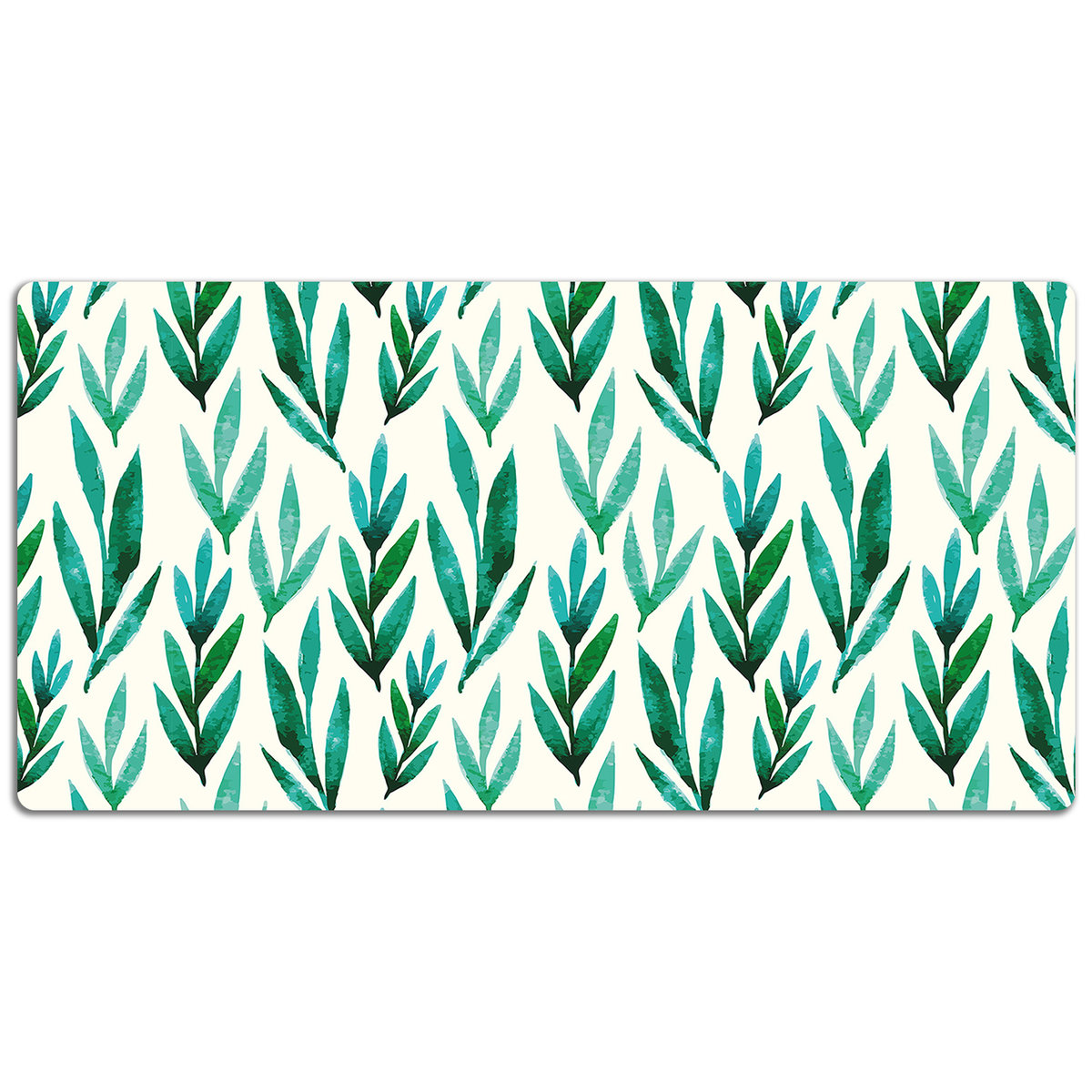 mata-na-biurko-zielone-li-cie-120x60-cm-coloray-sklep-empik-com