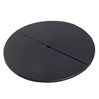 Mata ochronna do tańca na rurze HOMCOM, Ø 150 cm, grubość 5 cm, składana mata bezpieczeństwa, przenośna mata fitness, amortyzująca mata bezpieczeństwa, gimnastyka, joga, czarna Inna marka