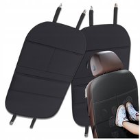 Mata ochronna na tył siedzenia do auta wodoodporna z kieszeniami 2 sztuki