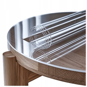 MATA OCHRONNA PODKŁADKA BLAT STÓŁ 2mm 60cm OKRĄGŁA - Inna marka