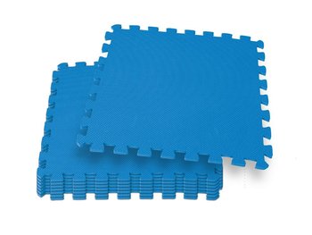 Mata pod basen 50x50x1 cm INTEX Puzzle 29081, niebieska, 8 elementów - Intex