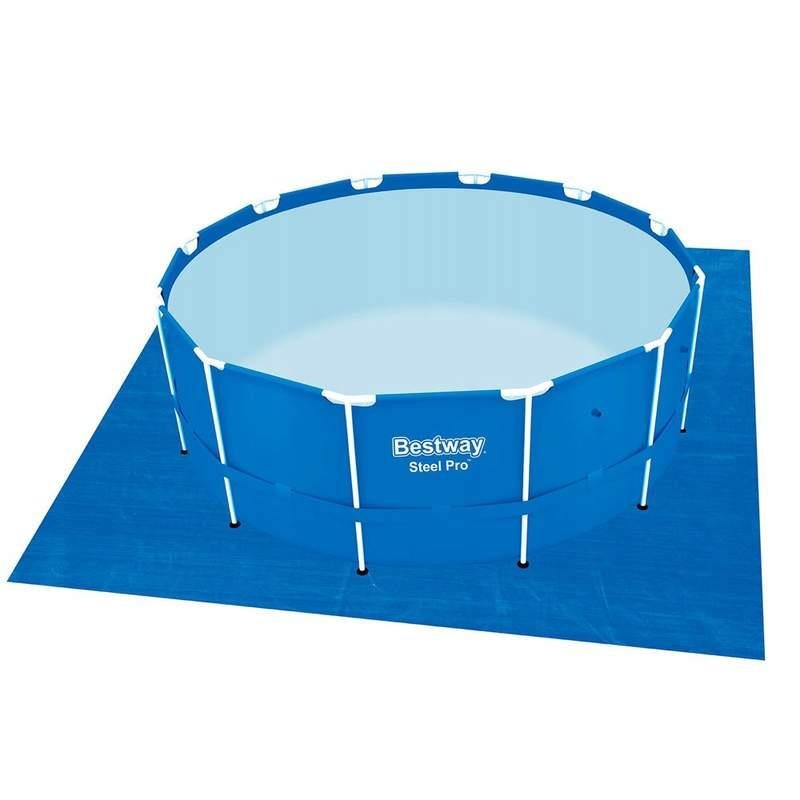 Mata pod Basen Ogrodowy Stelażowy Podkład 335x335cm Folia 58001 BESTWAY