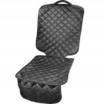 Mata Pod Fotelik Samochodowy Ochronna Osłona Fotela Pikowana Ekoskóra Duża