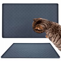 MATA PODKŁADKA POD MISKĘ DLA PSA KOTA 48 x 30 CM WODOODPORNA ANTYPOŚLIZGOWA