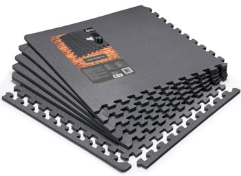 Mata puzzle 6 szt pod sprzęt do ćwiczeń na siłownie 120x180 x1,5cm - Active Hobby