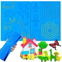 Mata Silikonowa Szablon Forma Wzory Długopis 3D Xxl Duża