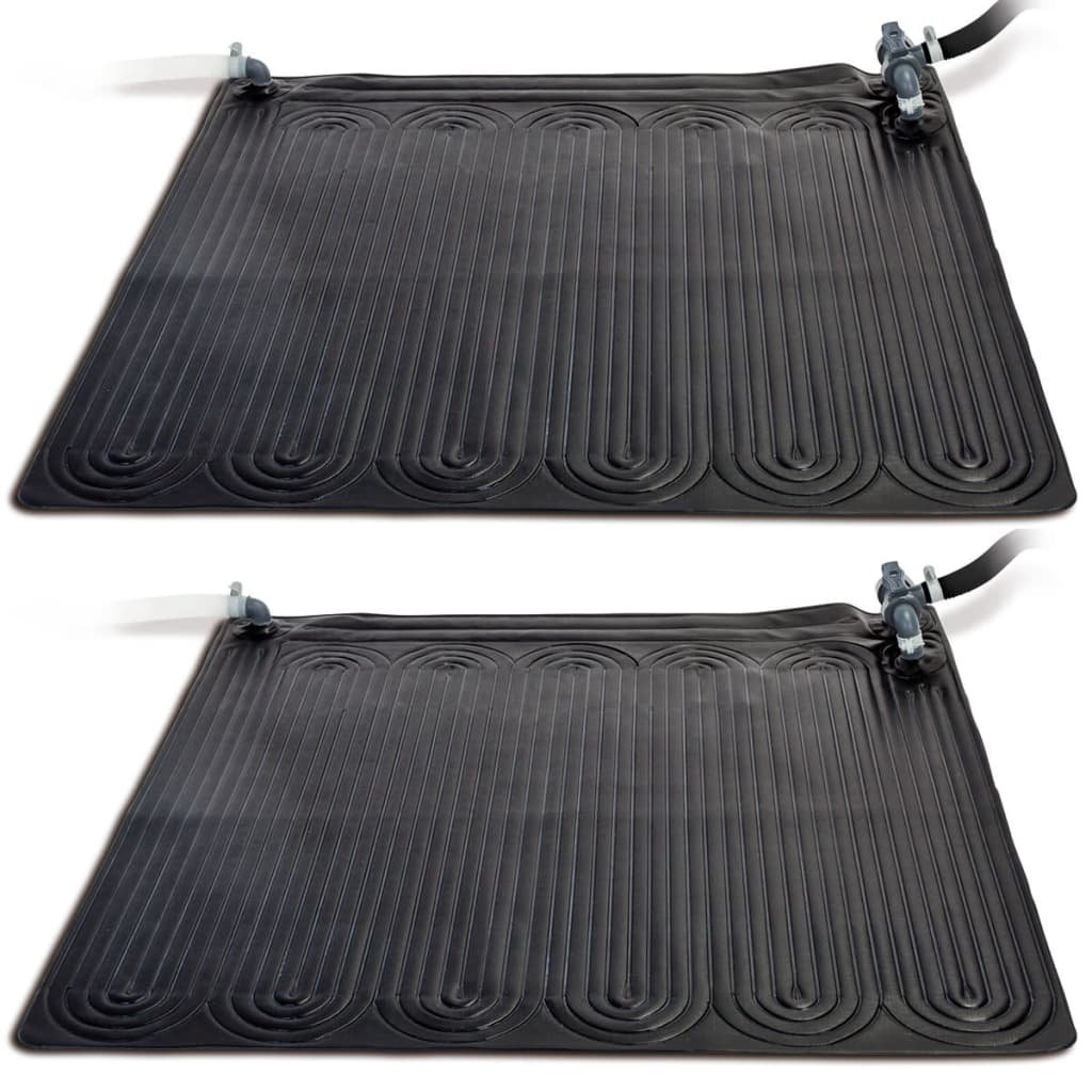 Mata solarna 120x120 cm MWGROUP z akcesoriami, 2 szt., czarna