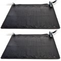 Mata solarna 120x120 cm MWGROUP z akcesoriami, 2 szt., czarna - vidaXL