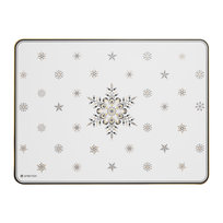 Mata stołowa Art Deco Stars 40 x 30 cm śnieżynki mix AMBITION