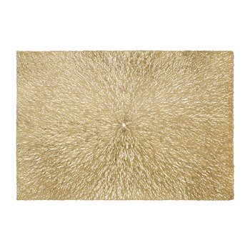 Mata stołowa Glamour 45 x 30 cm Prostokątna złota AMBITION - Ambiance