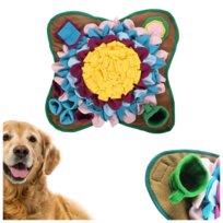 Mata Węchowa Dla Psa Kota Zabawka Edukacyjna 50 Cm Kwiat