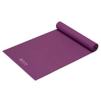 Mata z paskiem do jogi Essentials Gaiam 173 x 61 x 0,6 cm fioletowa - GAIAM