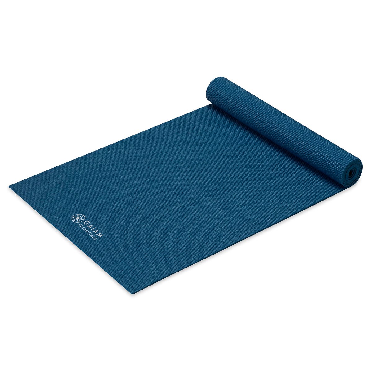 Фото - Гімнастичний мат Mata z paskiem do jogi Essentials Gaiam 173 x 61 x 0,6 cm niebieska