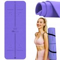 Mata Ze Wzorem Do Ćwiczeń Joga Fitness Antypoślizgowa TPE Fit.me - fit.me