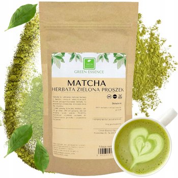 MATCHA HERBATA zielona 100g codzienna sproszkowana w proszku keto do latte - Green Essence