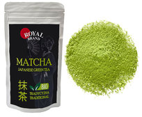 Matcha Japońska Bio 100g informator o matchy i jej typach w opisie aukcji