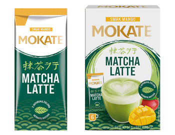 Matcha latte o smaku mango Mokate Napój Kawowy 6 szt - Mokate