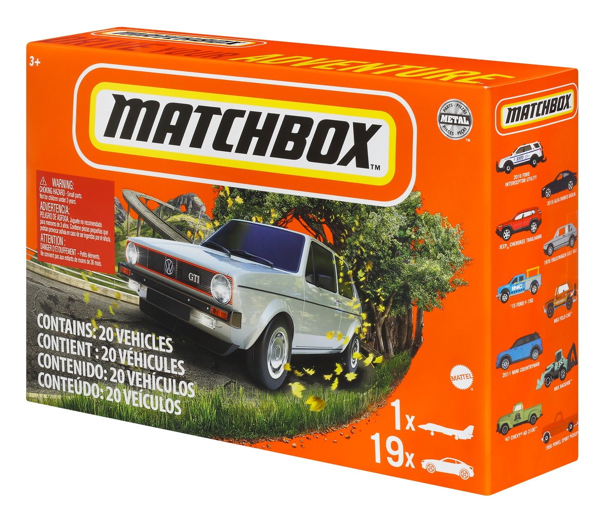 Фото - Машинка Mattel Matchbox Samochodziki 20-pak 