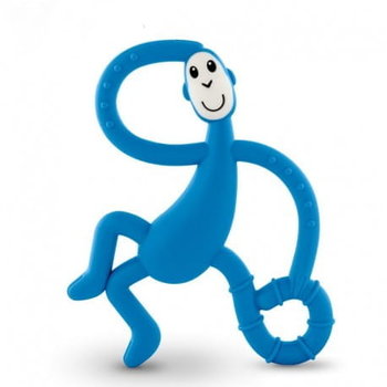 Matchstick Monkey, Dancing Blue Terapeutyczny Gryzak Masujący Ze Szczoteczką 3M+ Matchstick Monkey - Matchstick Monkey
