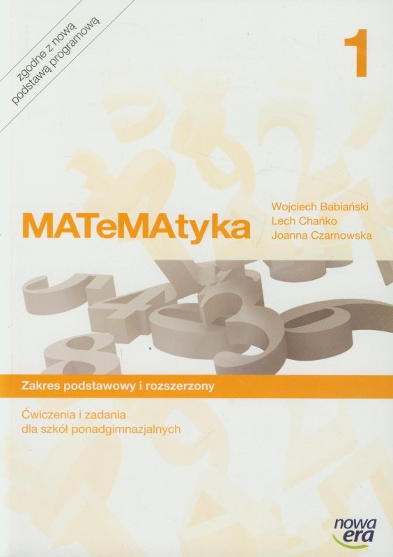 MATeMAtyka 1. Ćwiczenia i zadania. Zakres podstawowy i rozszerzony