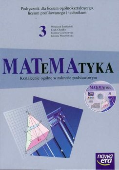 Matematyka 3. Podręcznik + CD - Babiański Wojciech, Chańko Lech, Czarnowska Joanna