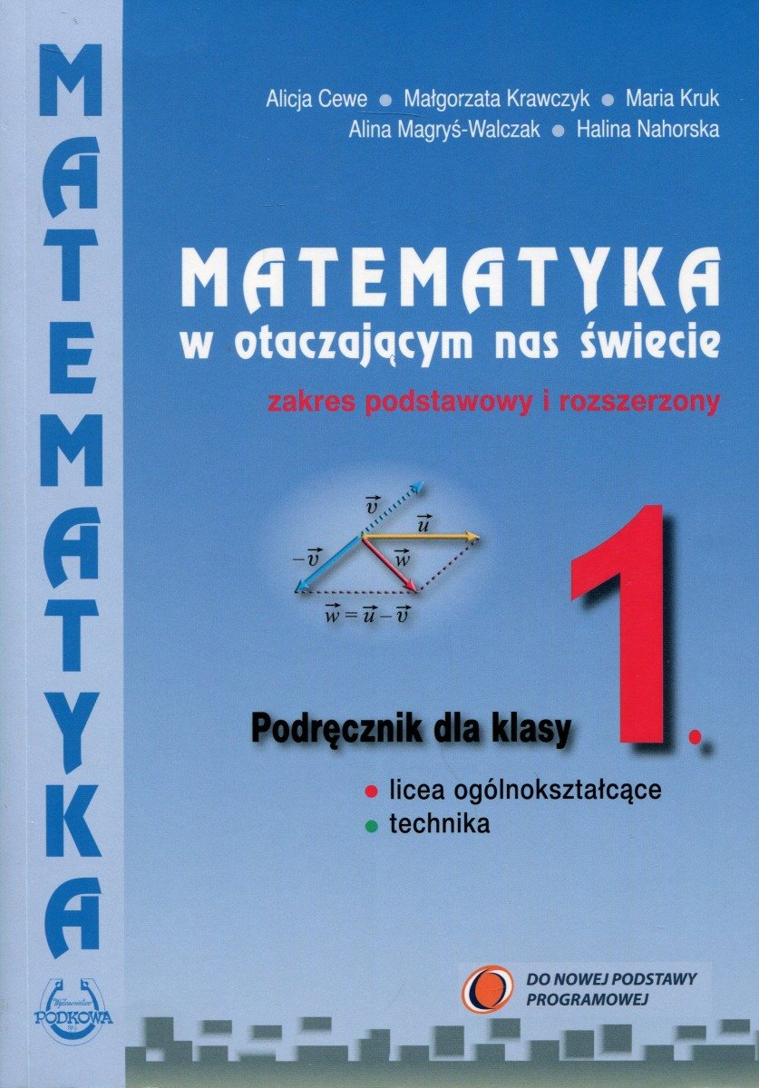Matematyka W Otaczającym Nas świecie 1 Zakres Podstawowy Odpowiedzi
