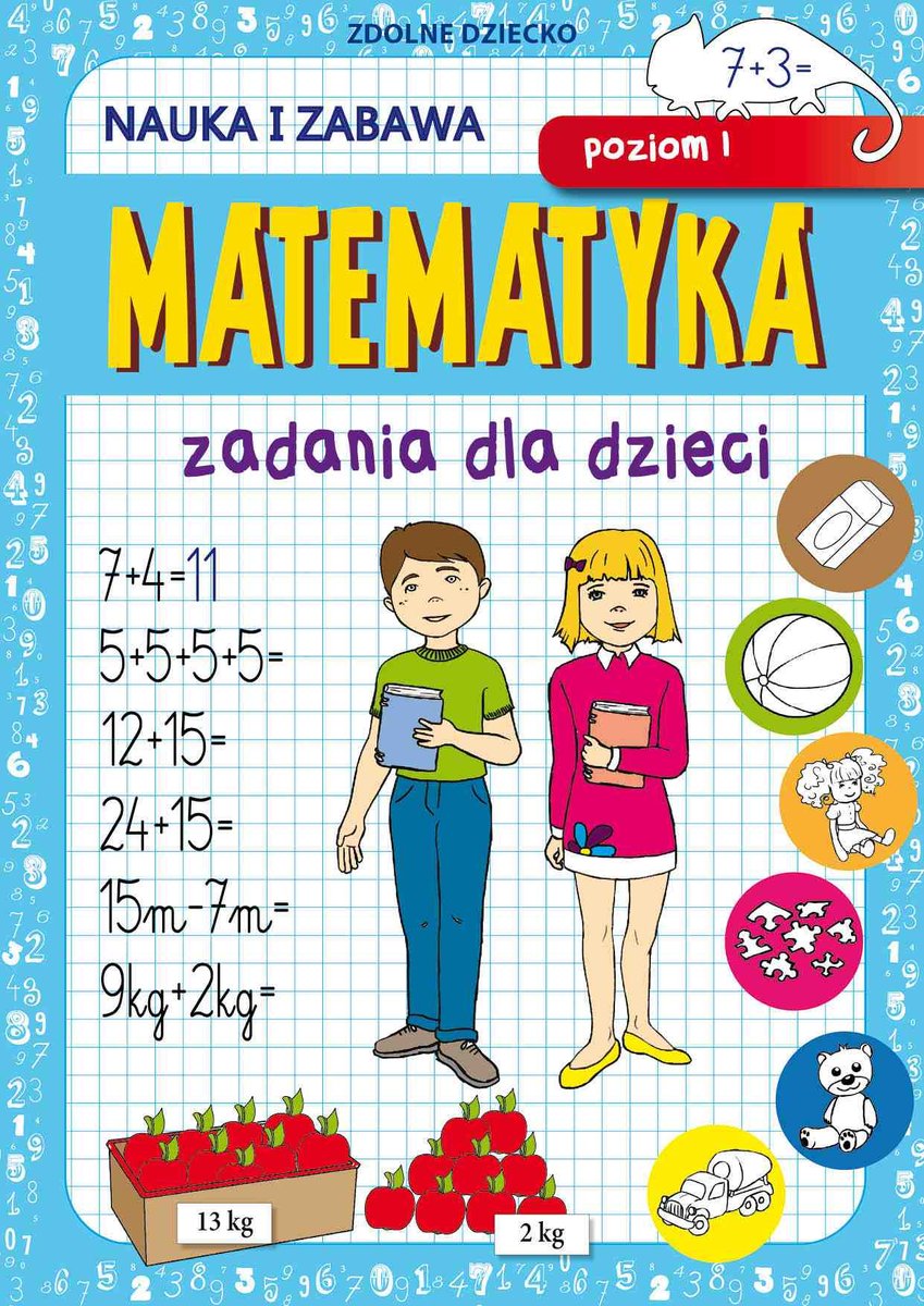 Matematyka. Zadania dla dzieci. Poziom 1 - ebook PDF