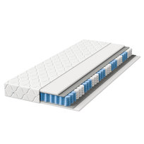 Materac 160x200 kieszeniowy średnio twardy z pokrowcem Tino 16 cm