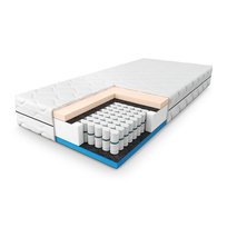 Materac 160x200 twardy kieszeniowy sprężynowy SOLID SUPPORT PAN MATERAC