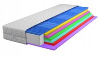 Materac 80x200 piankowy masujący 20 cm średniotwardy ECO COMPLEX