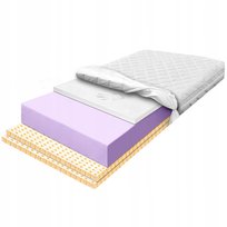 Materac 90x200 komfortowe visco mega lateks 19cm