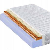 MATERAC 90X200 LATEKS KOKOS ANTYALERGICZNY 25CM