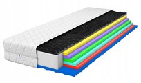 Materac 90x200 masujący piankowy 21 cm średniotwardy ECO COMPLEX MAX