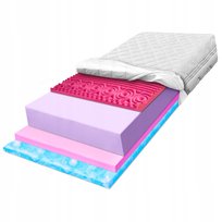 Materac 90x200 pianka elastyczna 7 stref podtrzymująca Marshmalo H4 H5 30cm