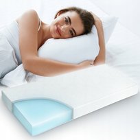 Materac 90x200 Piankowy Wygodny Jednoosobowy Dwustronny z Pokrowcem RELAX