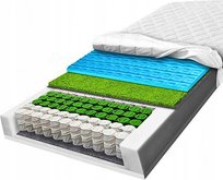 Materac 90x200 smart kieszeniowy masujący pocket usztywniony 21 cm H3 H4