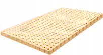 Materac 90x200 tooper nawierzchniowy lateksowy antyalergiczny miękki H1 3cm