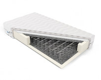 Materac bonellowy z lateksem H2 Temida 100x200x16 Medicott/Tencel