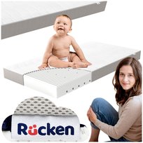 Materac dla dziecka 180x80 do Łóżeczka Premium Antybakteryjny H2 H3 MedycznyRucken Basic Junior